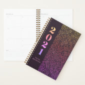 2021 Typografie Iridescent Holographic Confetti Planner (Display)