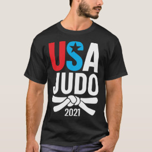 2021 USA Judo Speler Apparel American voor US Judo T-shirt