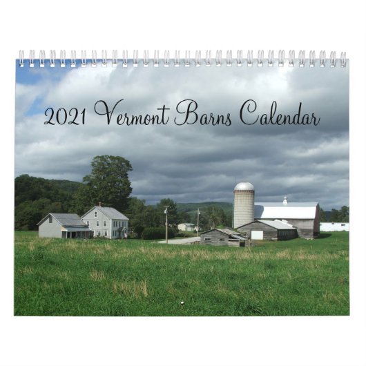 2021 Vermont Barns - Agenda Kalender (Hoes)