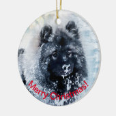 2021 Verzamelbare kerstversiering Keramisch Ornament (Links)