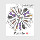 2021 Verzamelen T-shirt Design Sticker (Vel)