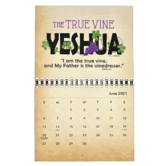 2021 YESHUA Jesus Jewish Name Christelijk Messiah Kalender