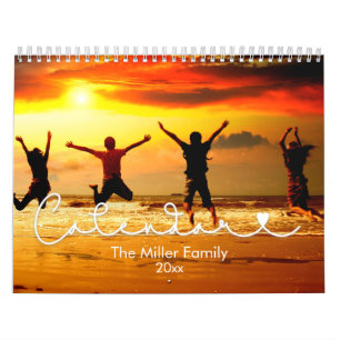 2022 Aangepaste fotokalender, bewerkbaar Kalender
