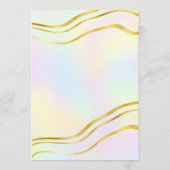 2022 Agenda Business Logo Pastel Holographic Programma (Achterkant)