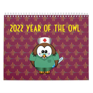2022 année du calendrier des chouettes