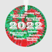 2022 Année En Examen Funny Événements Actuels Gard (dos)