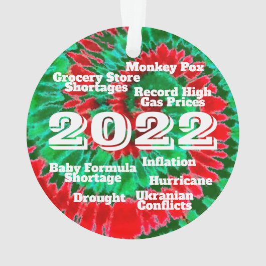 2022 Année En Examen Funny Événements Actuels Gard (dos)