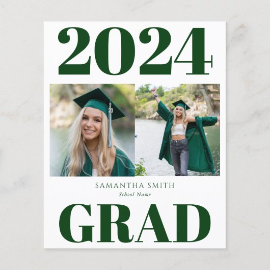 2022 BUDGET Green Modern Script 2 Fotouitnodiging (Voorkant)