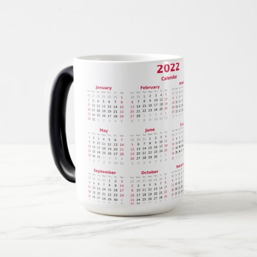 2022 Calendrier Morphing Mug (Devant gauche)