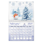 2022 Calendrier Noël Snowman (Feb 2027)