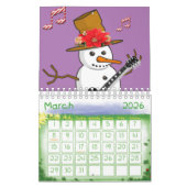 2022 Calendrier Noël Snowman (Mar 2026)