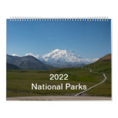 2022 Calendrier Parcs nationaux aux Etats-Unis (Protection)