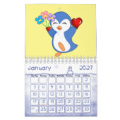 2022 Calendrier Penguin Love (Jan 2027)