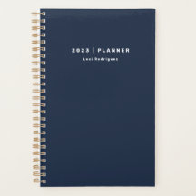 2022 Chic Donker Marineblauw Wekelijks Maandelijks