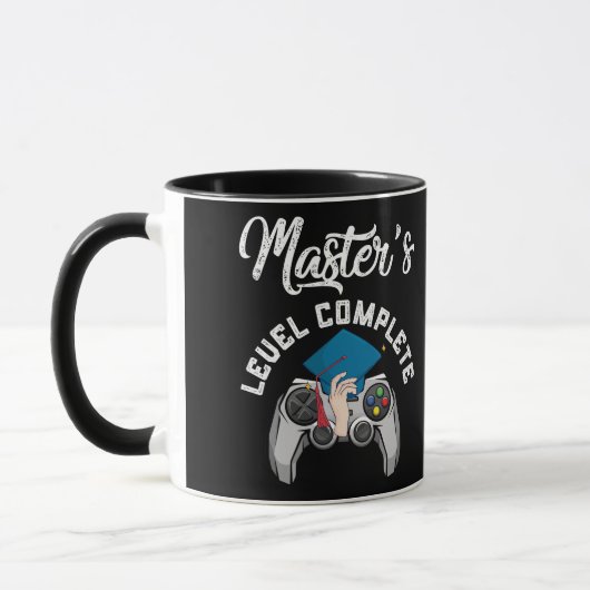 2022 Complete Afstuderen gamer op masterniveau Mok (Links)