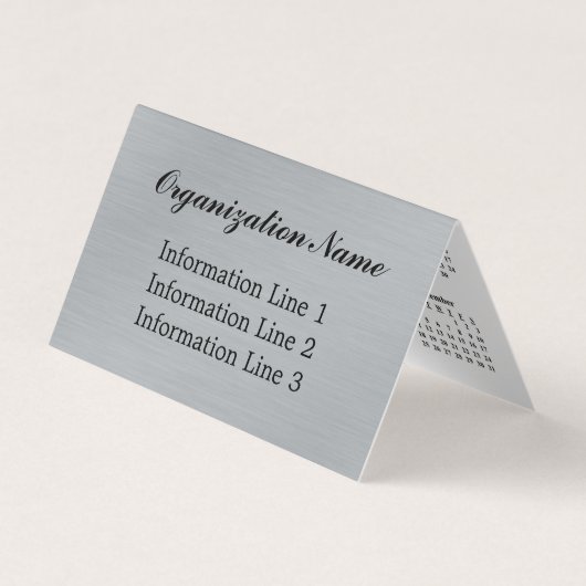 2022 Creëer Uw eigen aangepaste agenda Visitekaartjes (Voorkant)