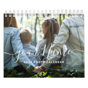 2022 Eenvoudige, minimalistische aangepaste foto Kalender