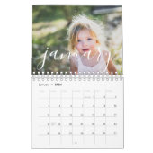 2022 Eenvoudige, minimalistische aangepaste foto Kalender (Jan 2026)