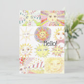 2022 Flatdank - Zonne Bedankkaart (Staand voorkant)