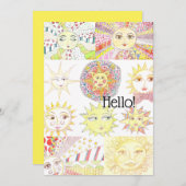 2022 Flatdank - Zonne Bedankkaart (Voorkant / Achterkant)