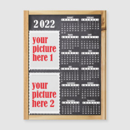 2022 Foto-aangepast Calendar Fridge Magnet
