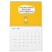 2022 Funny Comic Agenda "Social Insecurity" Kalender (Mar 2027)