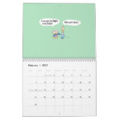 2022 Funny Comic Agenda "Social Insecurity" Kalender (Feb 2027)