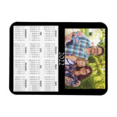 2022 Gepersonaliseerd Photo Calendar Mini Magnet Magneet (Horizontaal)