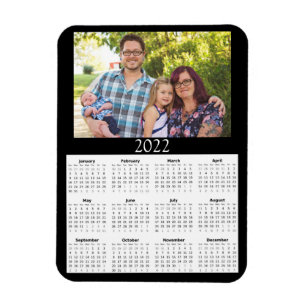 2022 Gepersonaliseerd Photo Calendar Mini Magnet Magneet