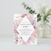 2022 Graduation Boho Dusty Rose Purple Invitation (Debout devant)
