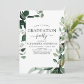 2022 Graduation Botanical Greenery Invitation (Debout devant)