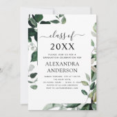2022 Graduation Botanical Greenery Invitation (Devant)