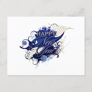 2022 Happy New Year Briefkaart