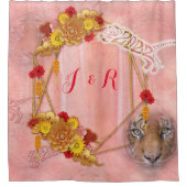 2022 het Jaar van de Tijger Douchegordijn (Voorkant)