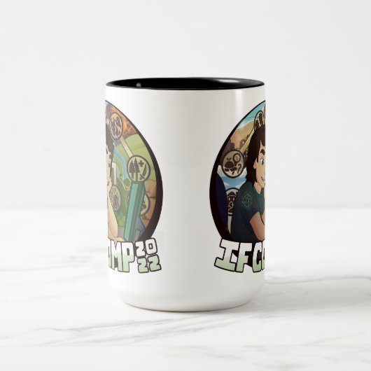 2022 IFComp Two-Tone Large Coffee Mok (Center)