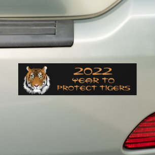 2022 Jaar van de bescherming van trekkers Bumpersticker