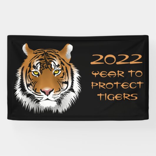 2022 Jaar van de bescherming van trekkers Spandoek (Horizontaal)