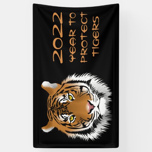 2022 Jaar van de bescherming van trekkers Spandoek (Verticaal)