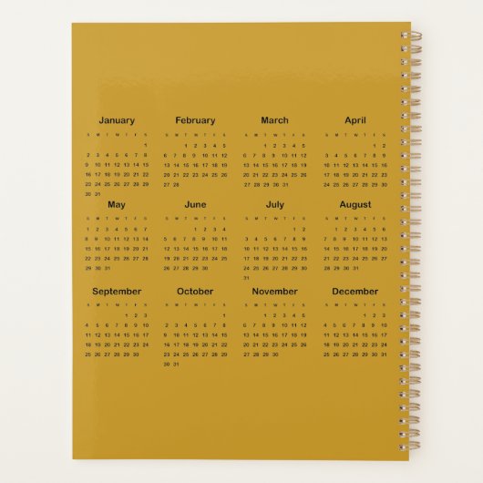 2022 Jaar van de tijger Planner (Achterkant)