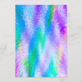 2022 Kalender kleurrijke Iridescent Holographic Programma (Achterkant)