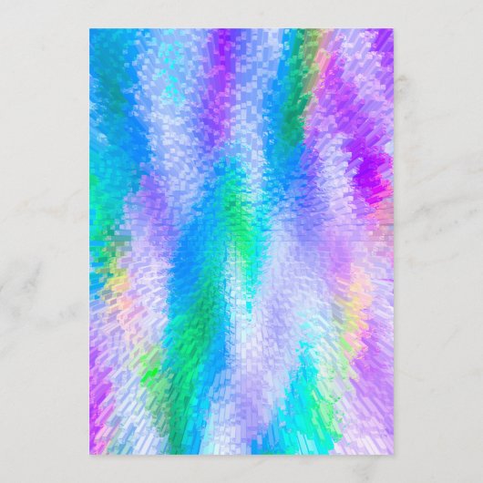 2022 Kalender kleurrijke Iridescent Holographic Programma (Achterkant)