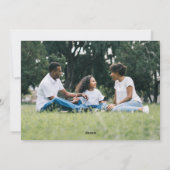 2022 Kalender Licht Blauw 2 Foto Gelukkig Nieuwjaa Feestdagenkaart (Achterkant)