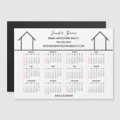 2022 Kalender Real Estate Company Custom Magnet (Voorkant / Achterkant)