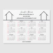 2022 Kalender Real Estate Company Custom Magnet (Voorkant)