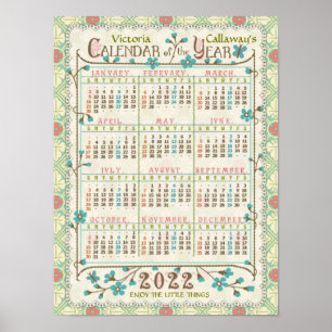 2022 kalender (zie beschrijving voor nieuwe versie poster
