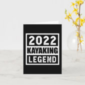 2022 Kayaking Legend Gift Kaart (Gele Bloem)