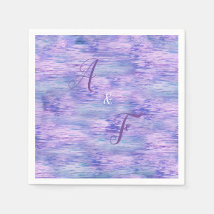 2022 kleur van het jaar van waterreflectie servet