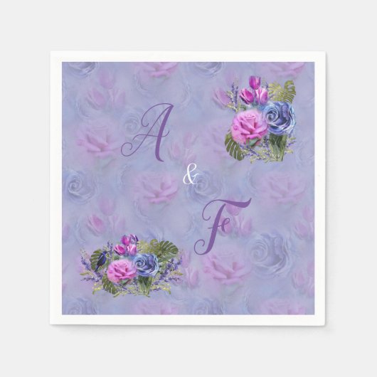 2022 kleur van het jaar waterreflectie servetten (Voorkant)