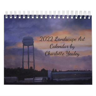 2022 Landscape Art Calendar van Charlotte Yealey Kalender