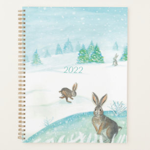 2022 Lapins Assis Et Sauts Sur Neige